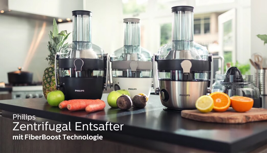 ZentrifugalEntsafter für gesunden Saft Philips
