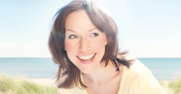 Frau am Strand