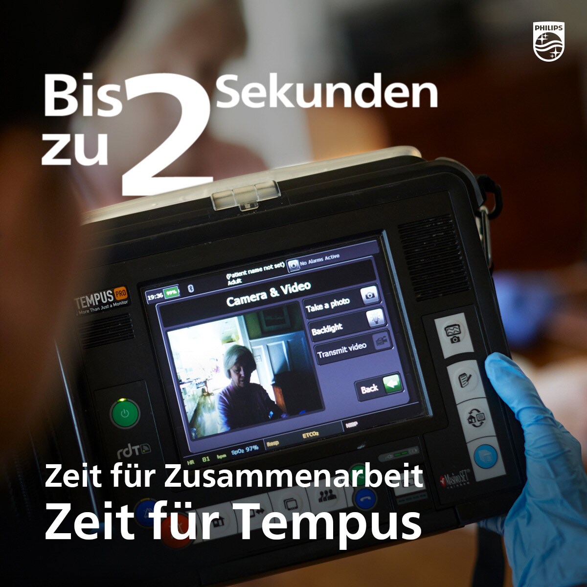 Bis zu 2 Sekunden Zeit für Zusammenarbeit, Zeit für Tempus