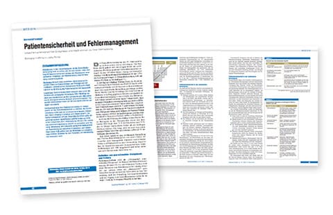 Deutsches Ärzteblatt über Patientensicherheit & Fehlermanagement​