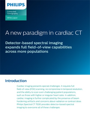 A new paradigm in cardiac CT