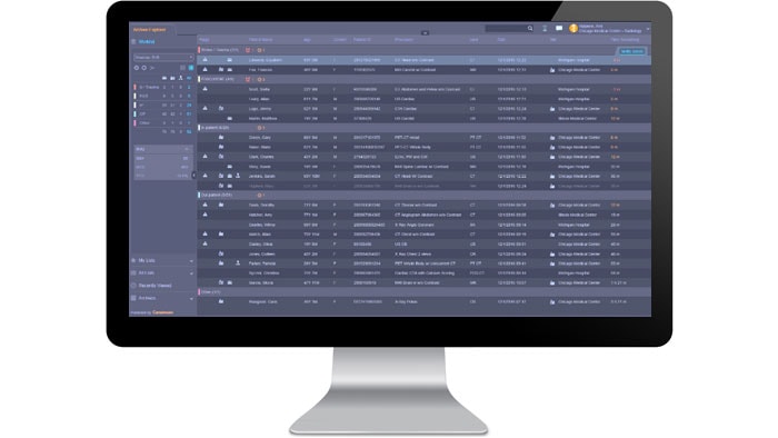 Benutzeroberfläche des Workflow Orchestrator auf einem Monitor