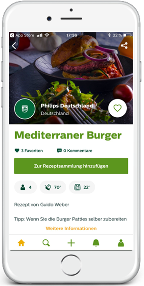 philips nutriu app airfryer app