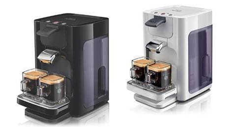 Die Designer-Kaffeepadmaschine SENSEO® Quadrante wird 2009 eingeführt