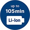 Bis zu 105 Minuten