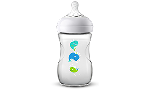 Avent Natural-Babyflasche Whale design 260ml