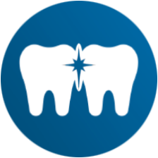 Eine besonders einfache Methode zur Plaque-Entfernung in den Zahnzwischenräumen, Symbol