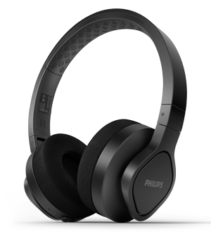 Philips A4216 kabellose On-Ear-Sportkopfhörer