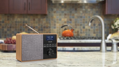 Philips Radio für zu Hause, tragbares Radio, Bluetooth-Radio, DAB-Radio