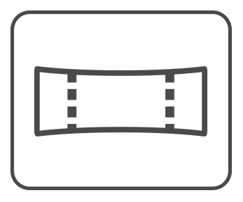 Geschwungene Monitore