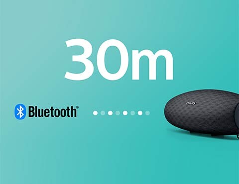 Starke Bluetooth-Verbindung bis zu 30 m