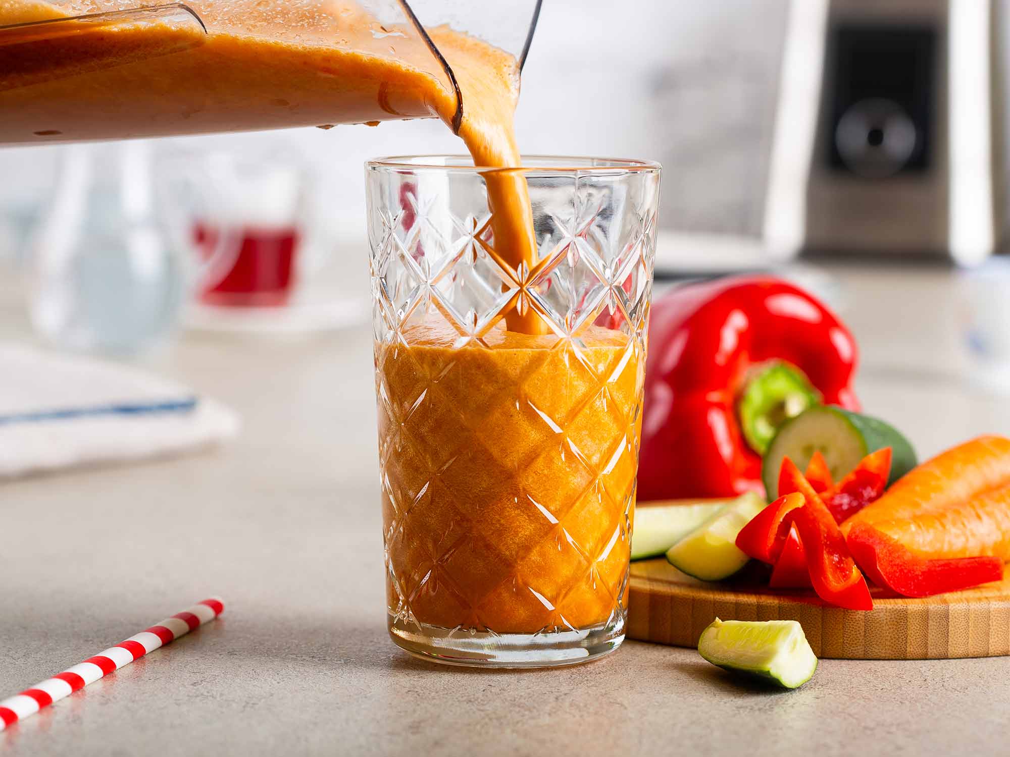 Paprika-Karotten-Smoothie