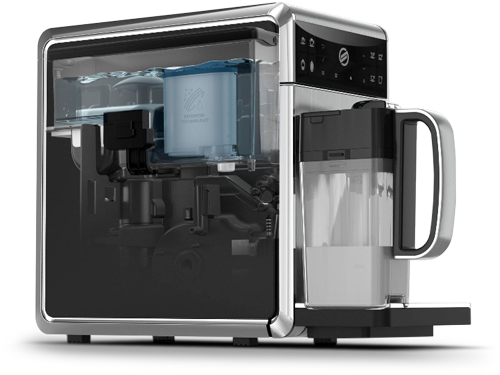 coffee machine with filter