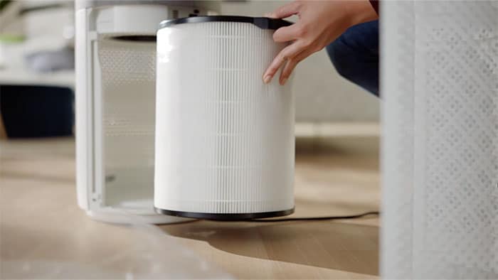 3-in-1-Filter für zylindrische Luftreiniger