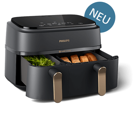 Airfryer 3000&nbsp;Series Dual Basket f&uuml;r doppelten Genuss ​mit zwei K&ouml;rben