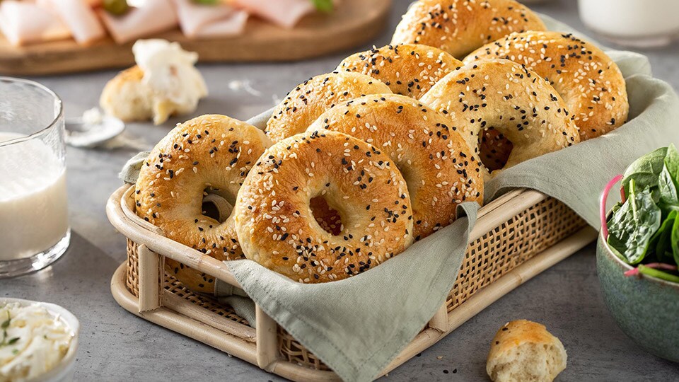 Sesam-Bagels