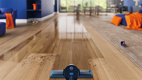 Der Philips OneUp elektrische Wischmopp reinigt bis zu 125 m².
