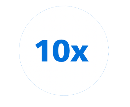 10 x - Symbol