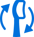 Bürstenkopf-Symbol