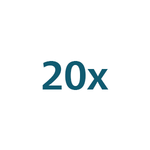 20&nbsp;x - Symbol