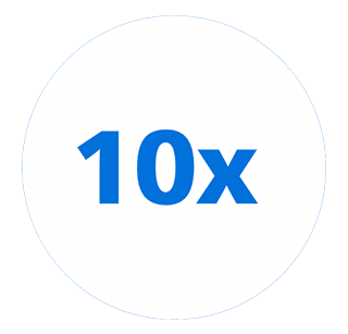 10 x - Symbol