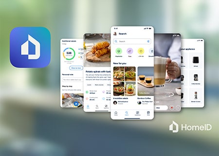 Philips HomeID App, für Rezeptvorschläge