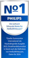 No1 Philips Die weltweit führende Marke für Heißluftfritteusen