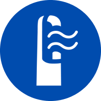 Symbol für 3-in-1-Gerät mit Heiz- und Kühlfunktion