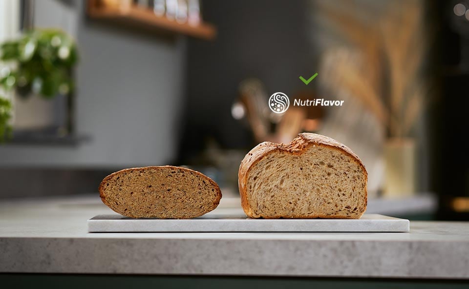 Bread with NutriFlavor Technology