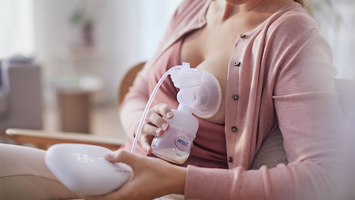 Elektronische Philips Avent Milchpumpen mit adaptivem Kissen