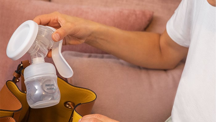 Philips Avent Handmilchpumpe mit weichem, adaptivem Kissen