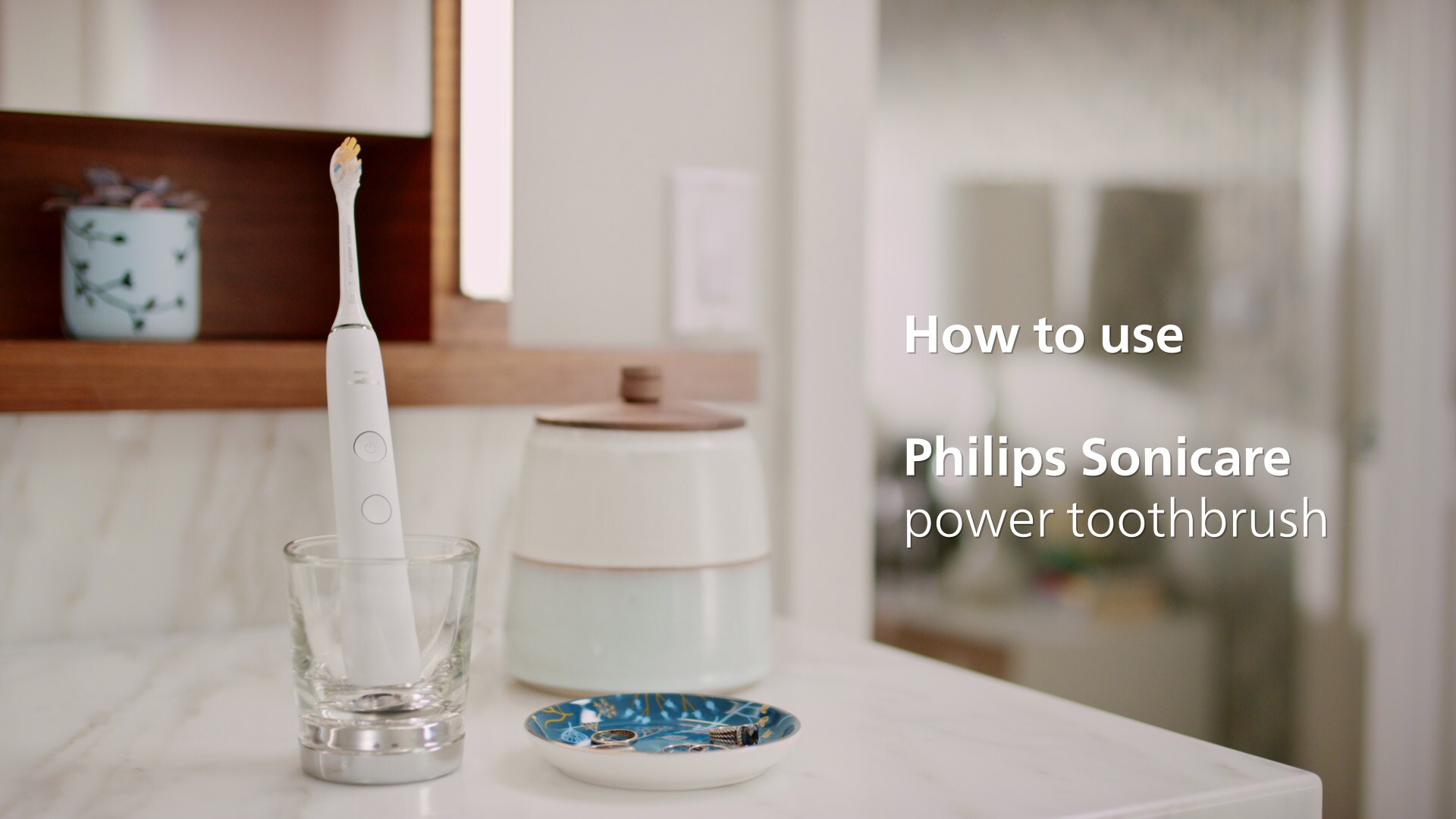 How to use Philips Sonicare power toothbrush