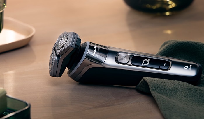 Navigation, Symbole und Anzeigen auf dem S9000 Shaver