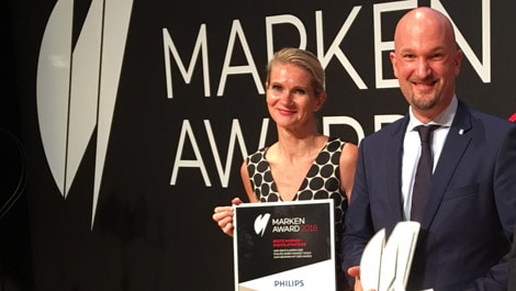 Verleihung des Marken-Awards: Philips erhält Preis für „Beste Marken-Digitalstrategie“ 