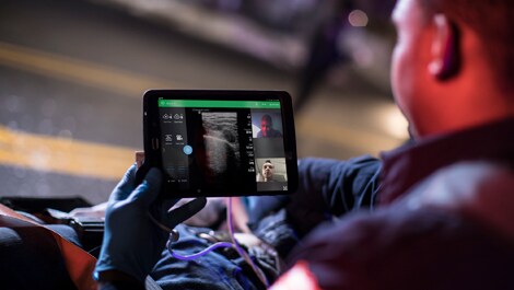 Philips Lumify with Reacts ambulance (öffnet sich in einem neuen Fenster)