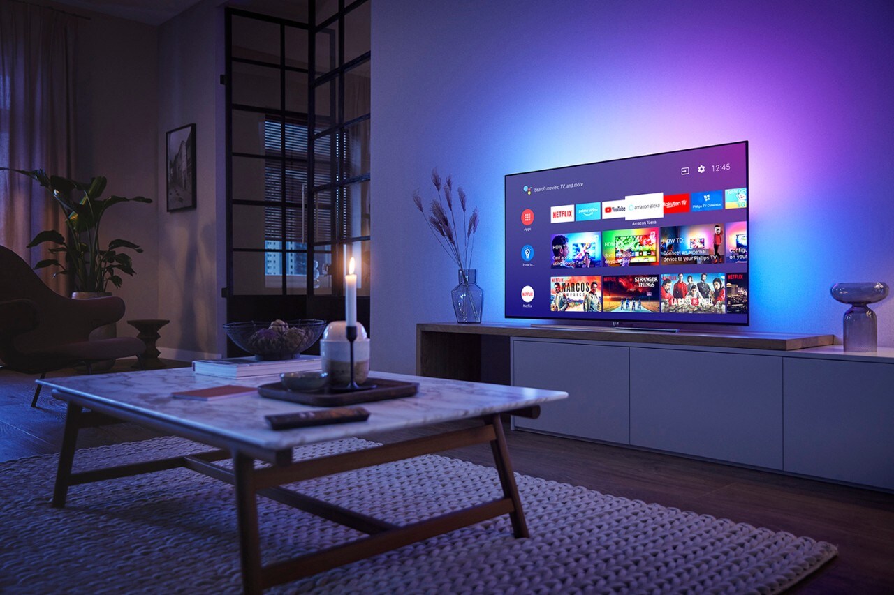Philips OLED TV 854  Lifestylebild (öffnet sich in einem neuen Fenster)