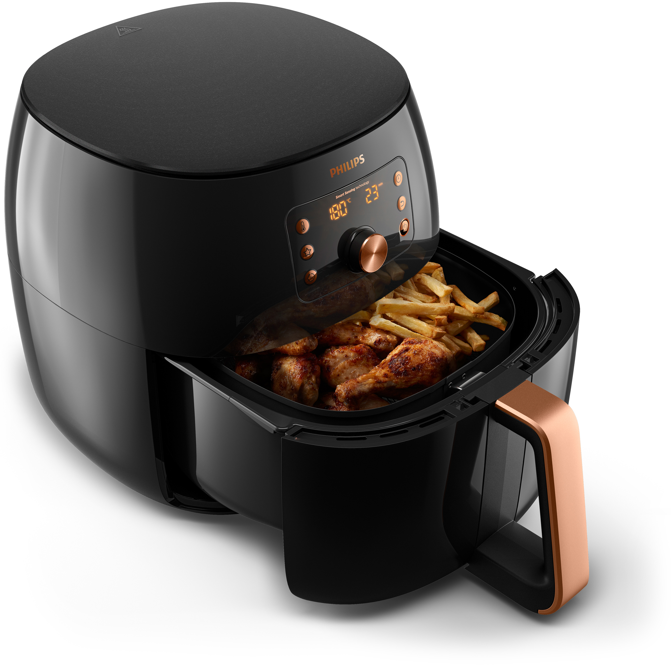 Air Fryer Xxl Philips Airfryer XXL snackset HD9954/01 grijs/groen