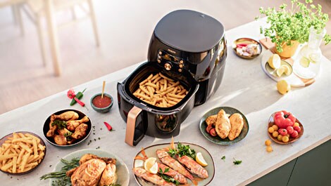 Philips Airfryer XXL mit Smart Sensing Technologie HD9860/90 (öffnet sich in einem neuen Fenster)