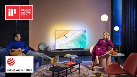 Philips TV setzt bei den OLED-TVs 805/855 auf die 4. Generation der P5-Bildengine mit Künstlicher Intelligenz