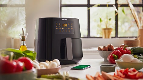 Philips Airfryer XL Essential Connected HD9280/90 (öffnet sich in einem neuen Fenster)