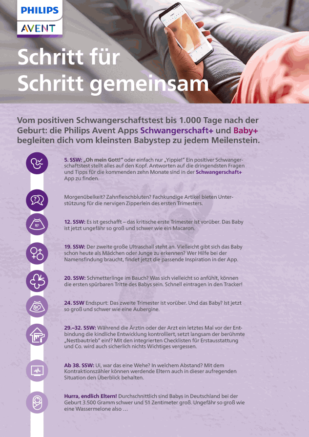 Avent Themensheet "Schritt für Schritt gemeinsam" Seite 1 download pdf
