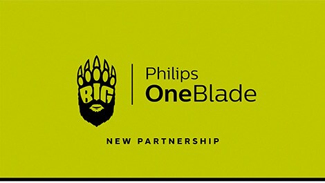 Philips OneBlade und BIG Logo