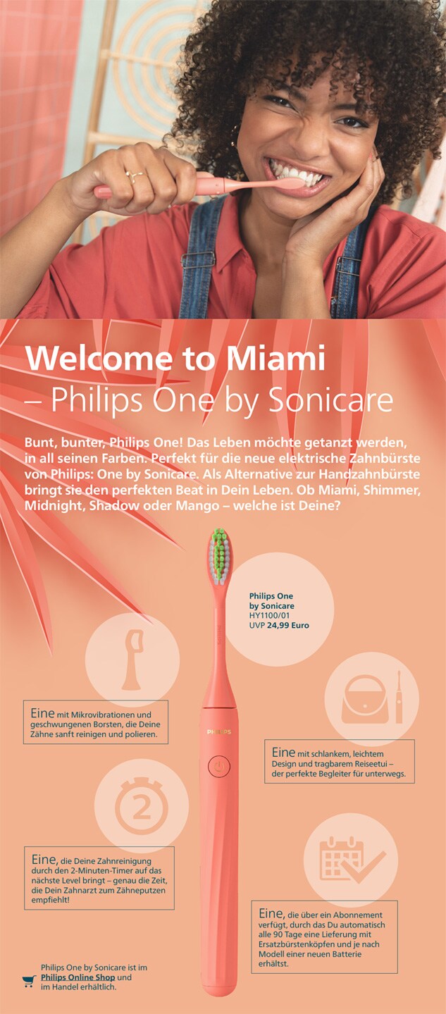 Philips Themensheet - Philips One by Sonicare - Miami download pdf
