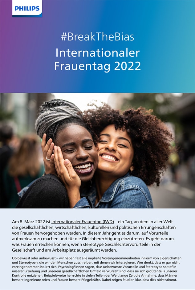 Philips feiert den Internationalen Frauentag 2022 download pdf