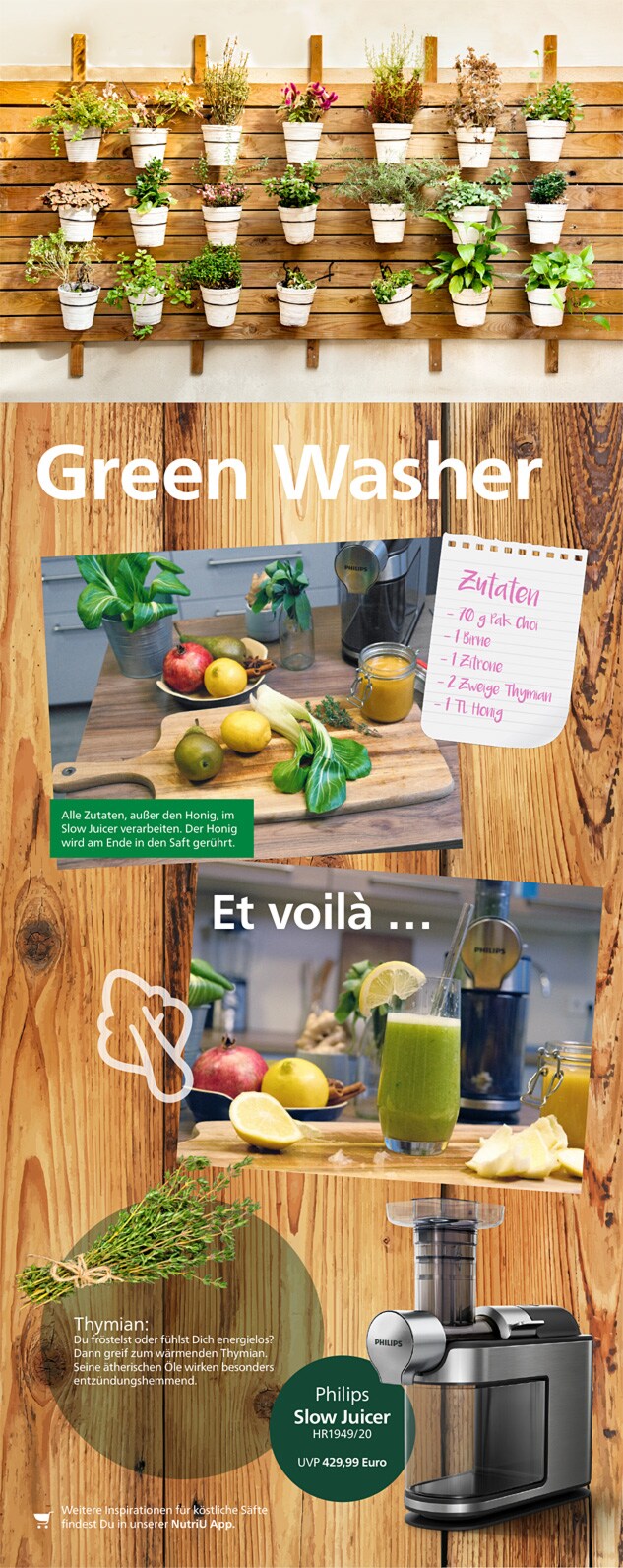 Philips DA Themensheet - Grenn Washer download pdf