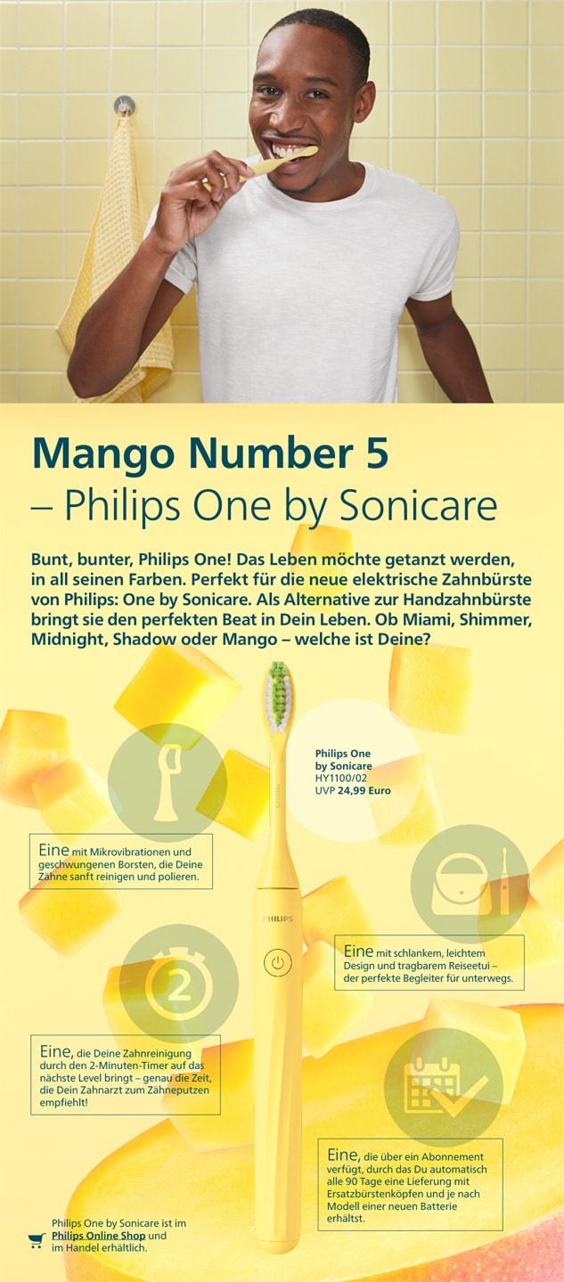 Philips Themensheet - Philips One by Sonicare - Mango