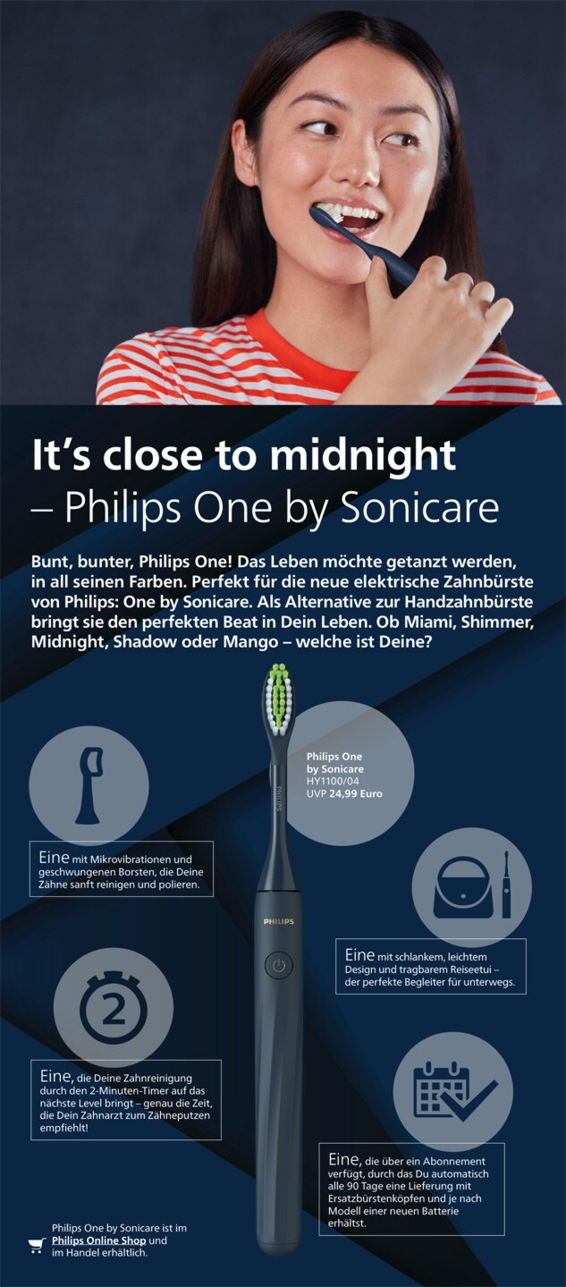 Philips Themensheet - Philips One by Sonicare - Midnight