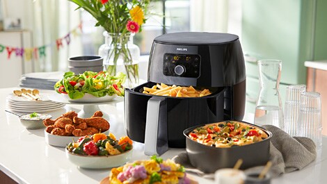 Philips Airfryer Premium XXL HD9650/90 Lifestylebild 01