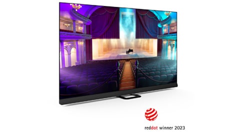 Vier Red Dot Product Design Auszeichnungen für Philips TV & Sound