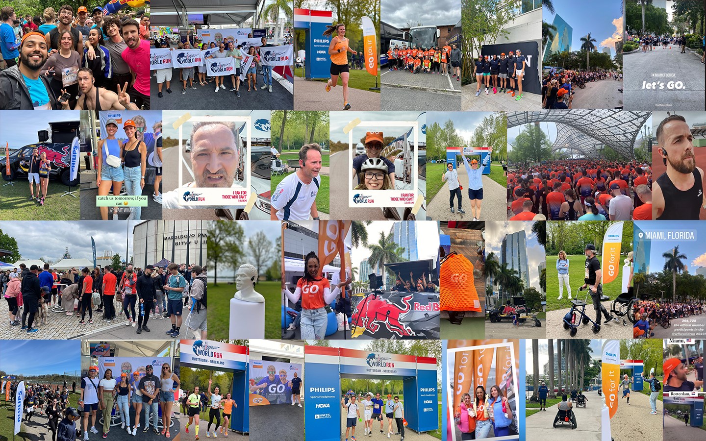 Wings for Life World Run News center Philips